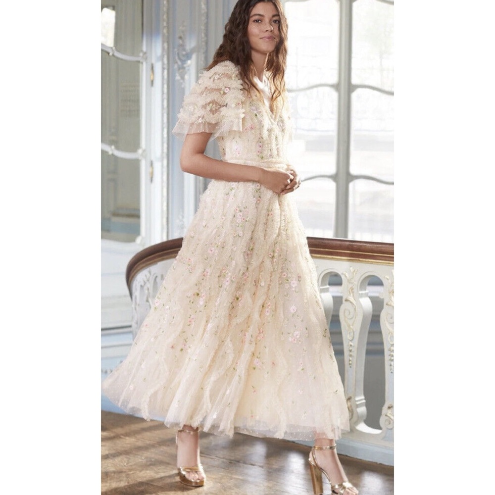 Needle & Thread Florentina Ruffle Dress - Picture 5 of 9